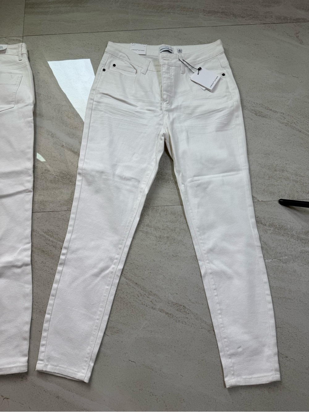 Gibson Latimer White Skinny Jeans - Women's Slim Fit